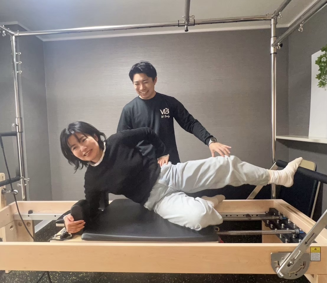 マシンピラティスで姿勢を整える